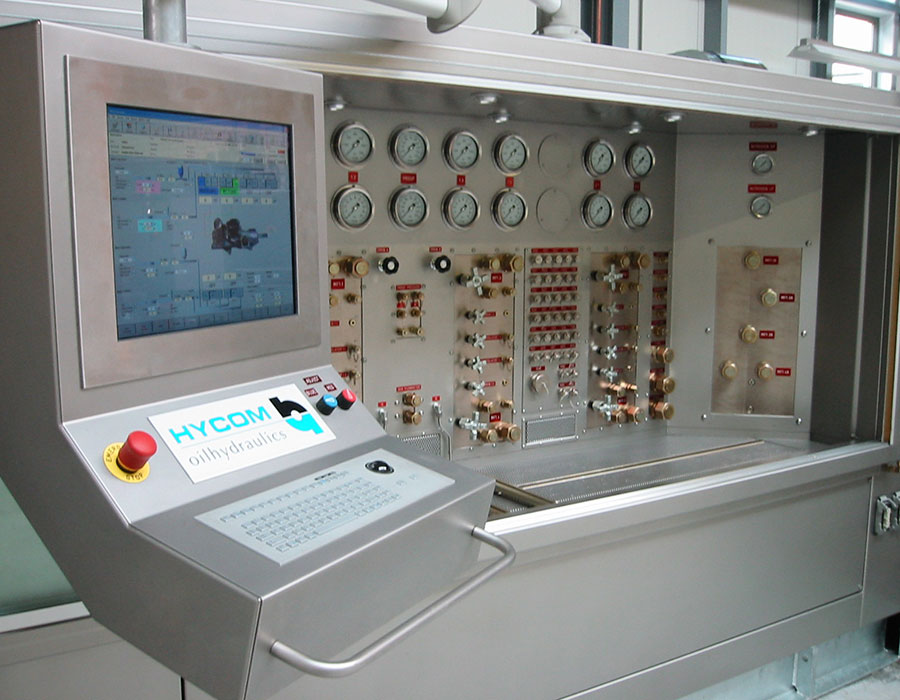 Non-rotating component test bench for aircraft maintenance