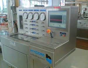 Component test benches for aircraft maintenance