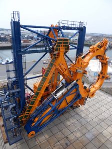 Monopile gripper frame equipped with complete hydraulic system supplied by Hycom