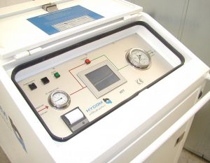 Control panel of the internal leakage tester HTT