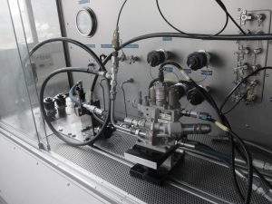 Non Rotating component test bench used for testing components during aircraft maintenance