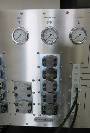 Operating panel Multipurpose test rig