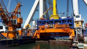 Hydraulics for Monopile gripper for use in Offshore-Wind