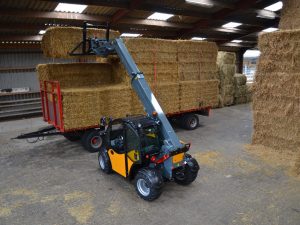 Hydraulic system and manifold blocks for wheel loader and telehandlers